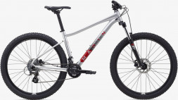 Велосипед 27,5&quot; Marin WILDCAT TRAIL 3 WFG 2021 Gloss Silver/Black/Metallic Red