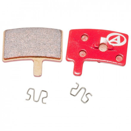 Тормозные дисковые колодки Author ABS-45S Hayes Stroker Trial, металл, красные