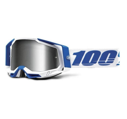 Окуляри 100% RACECRAFT 2 Goggle Isola - Flash Silver Lens, Mirror Lens