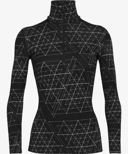 ᐈ Футболка Icebreaker 250 Vertex LS Half Zip Ice Structure WMN