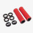 Грипсы ODI SDG MTB Lock-On Bonus Pack Bright Red w/Black Clamps, красные с черными замками