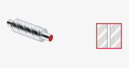 Инструмент для насечки TOKO Structurite Roller red