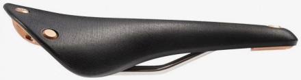Сідло велосипедне BROOKS CAMBIUM C17 Special ORGANIC Black with Copper Riv