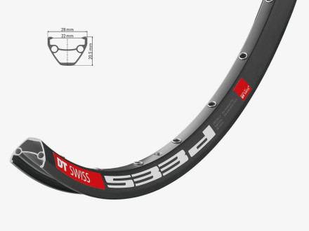 Обід DT SWISS 533D 27x22 DISK BRAKE 28отв.