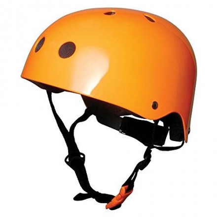 Шлем детский Kiddimoto оранжевый матовый, размер S 48-53см