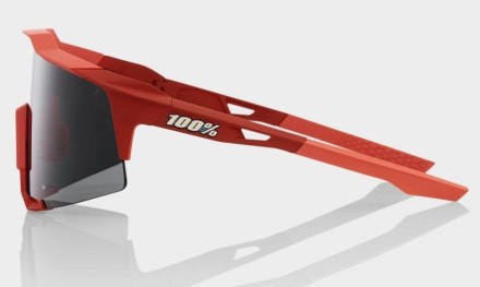 Велосипедные очки Ride 100% SpeedCraft - Soft Tact Coral - Black Mirror Lens, Mirror Lens