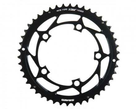 Звезда Sram X-Glide CRING ROAD 11S S2 110 AL5 BTBLK 2PIN