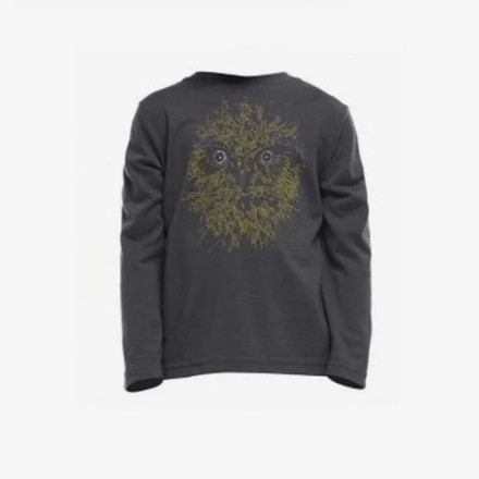 Футболка с длинным рукавом Icebreaker Kids LS Morepork monsoon/rocket
