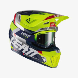 Мотошлем LEATT Helmet Moto 7.5 + Goggle [Lime]