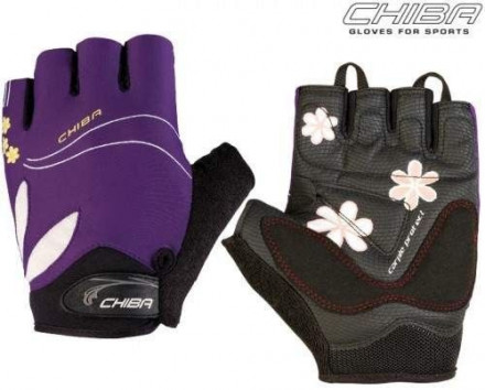 Перчатки велосипедные Chiba Lady Carple Pro фиолетовый