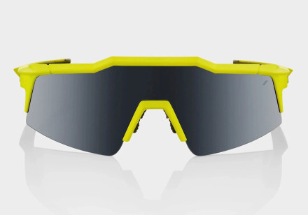 Велосипедные очки Ride 100% SpeedCraft SL - Soft Tact Banana - Black Mirror Lens, Mirror Lens