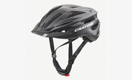 Велошлем Cratoni Pacer+ черный матовый