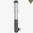 Насос Topeak Hybrid Rocket HP, комбін з СО2, 11bar/макс., алюм., срібл., 97г