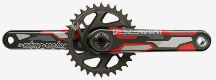 Шатуни TRUVATIV Descendant Troy Lee Designs DH DUB83 36Т Червоний