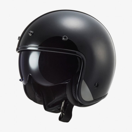 Мотошлем LS2 OF601 BOB SOLID GLOSS BLACK